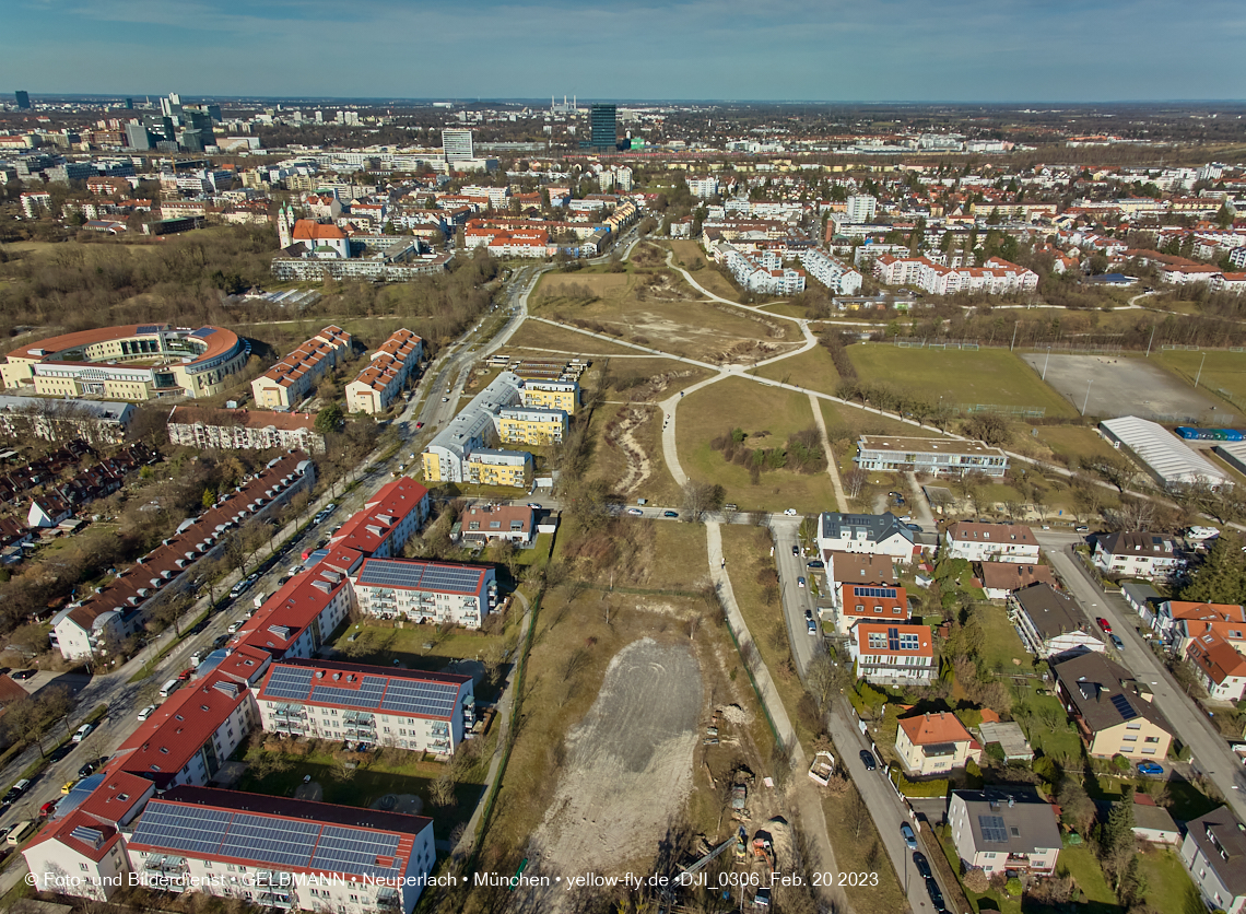 20.02.2023 -  der verschwundene Hachinger Bach in Neuperlach und Berg am Laim